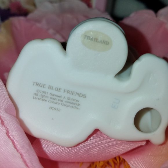 PRECIOUS MOMENTS "True Blue Friend" - cat and dog - Picture 4 of 4